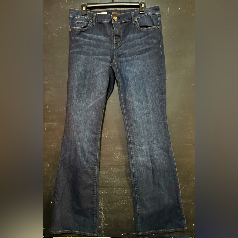 🎁🎄Like New KUT from the Kloth Karen Baby Bootcut Jeans‼️ - Picture 1 of 2